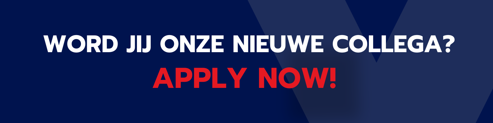 Sollicitatie banner